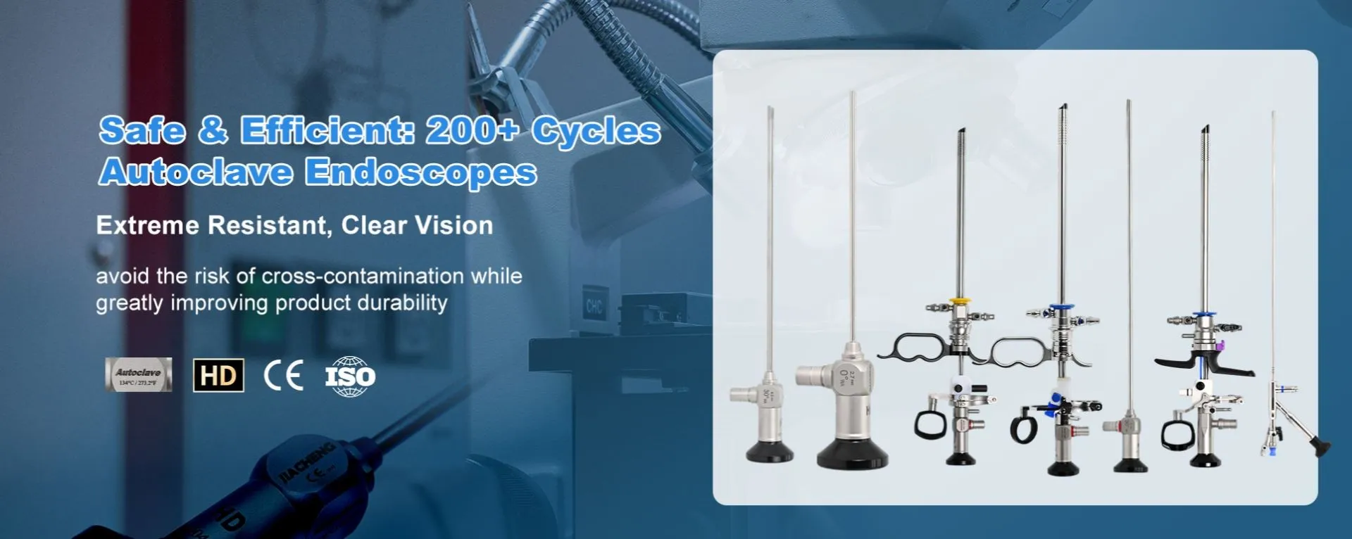 Safe & Efficient: 20O+ Gycles Autoclave Endoscopes